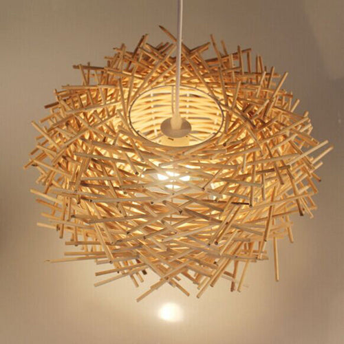Artistic Bamboo Pendant Light