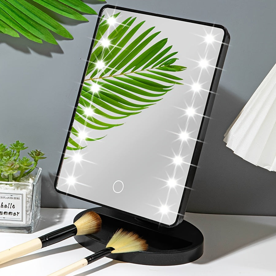 GlowPerfect - Portable Makeup Mirror with 16 LEDs Bowlift