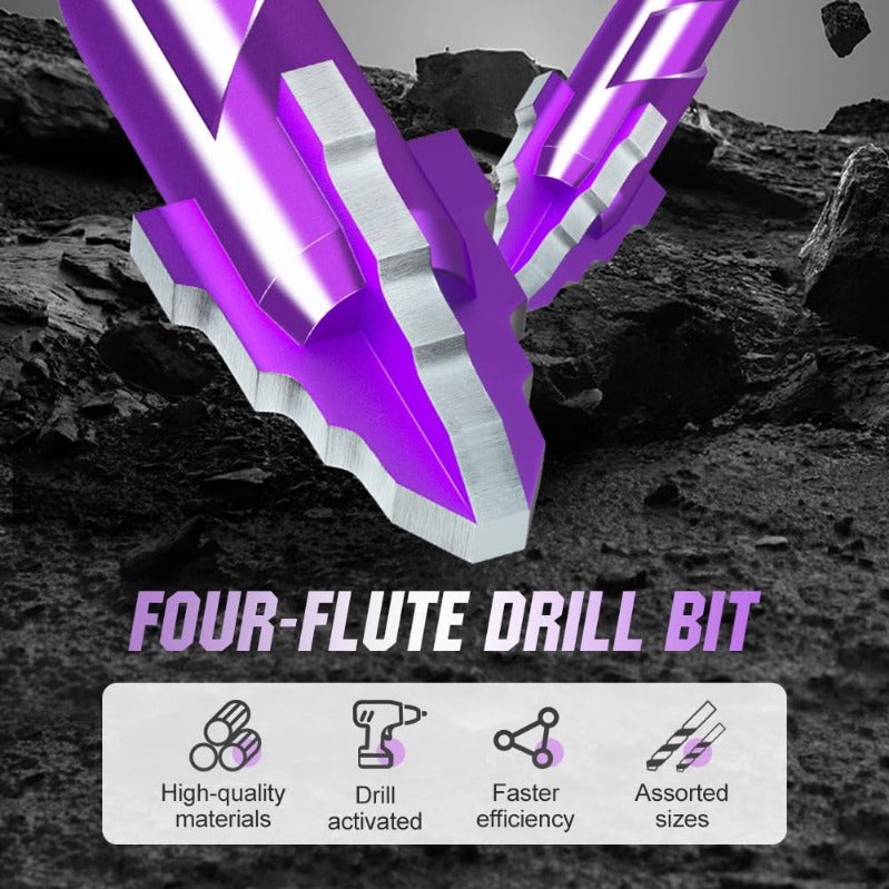 Woyuosn VioletShield Quad-Edge Drill Set Bowlift