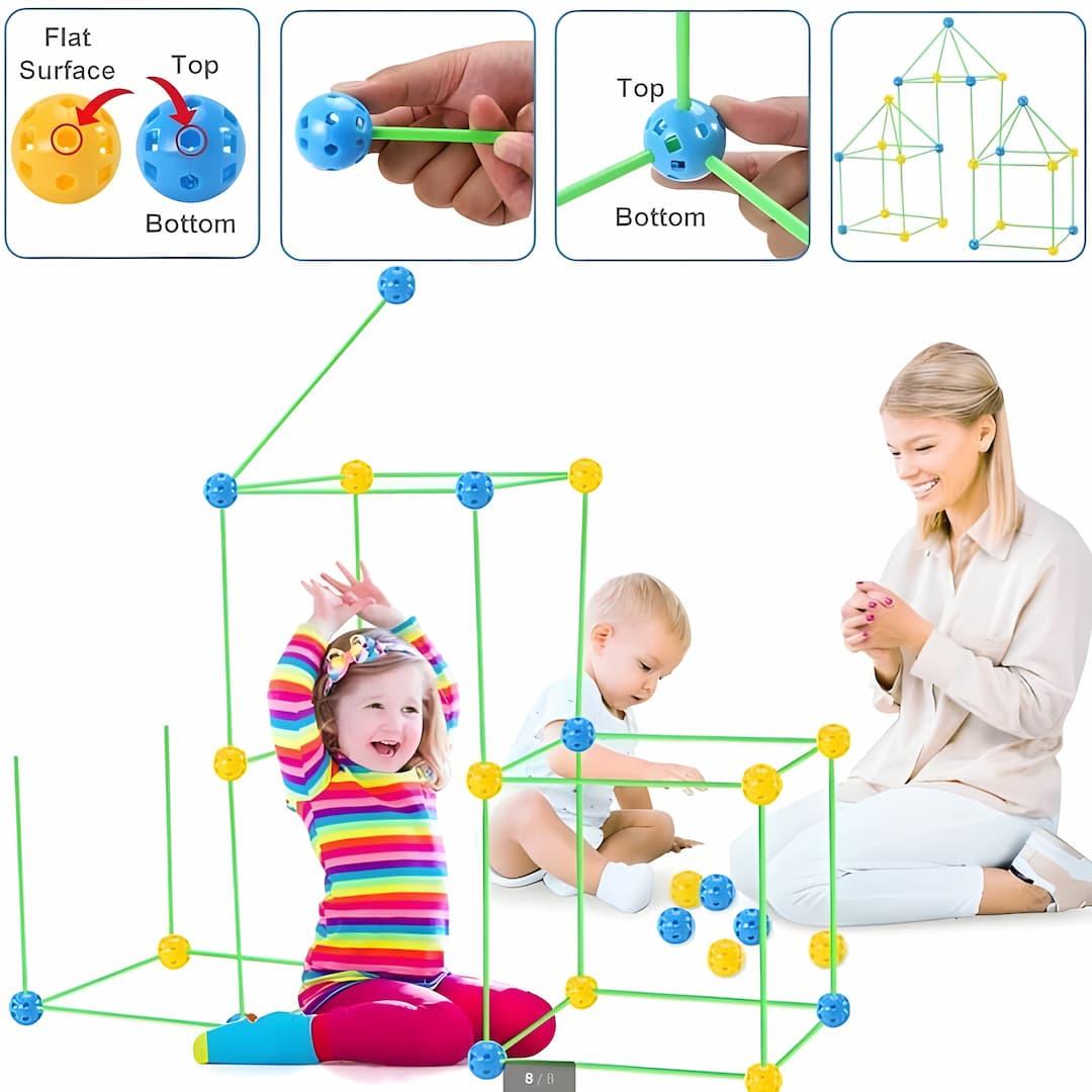 BowLift | Magical Kids Fort – Imaginative Play Castle Tent for Indoor Adventures