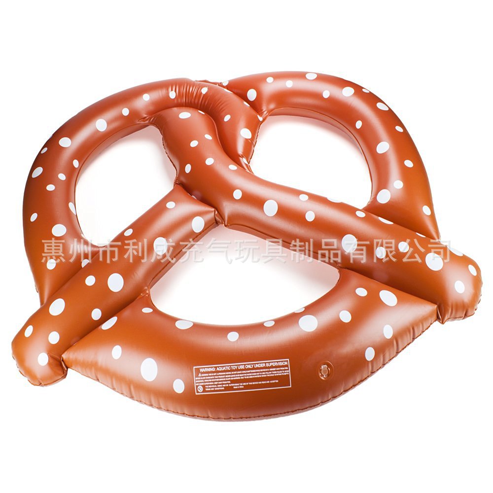 Women inflatable pretzel swimming toy Bowlift