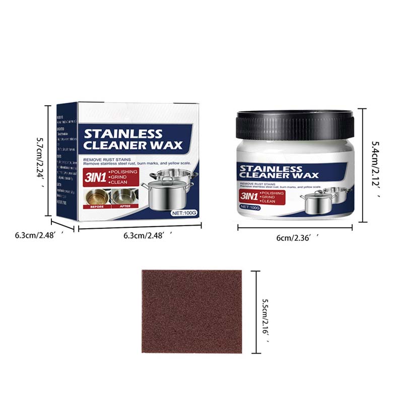 BowLift | Magic Nano Stainless Steel Cleaning Paste Wax