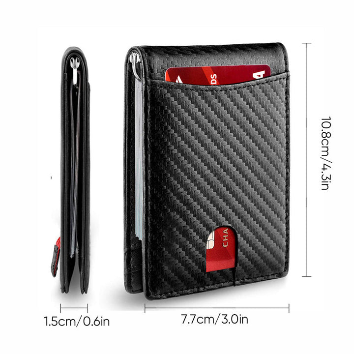 BowLift | Genuine Leather Anti-theft Swipe Card Holder