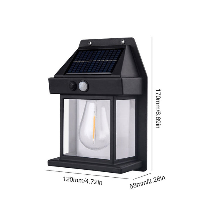 BowLift | Solar Wolfram Wall Light