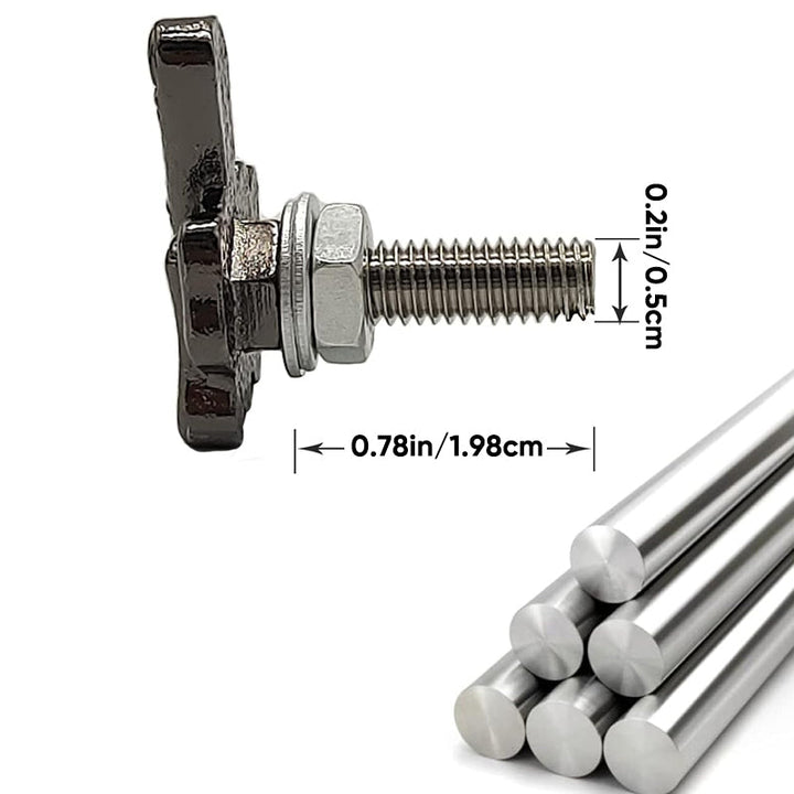 BowLift | Funny Metal Finger Bolts (4 pieces)