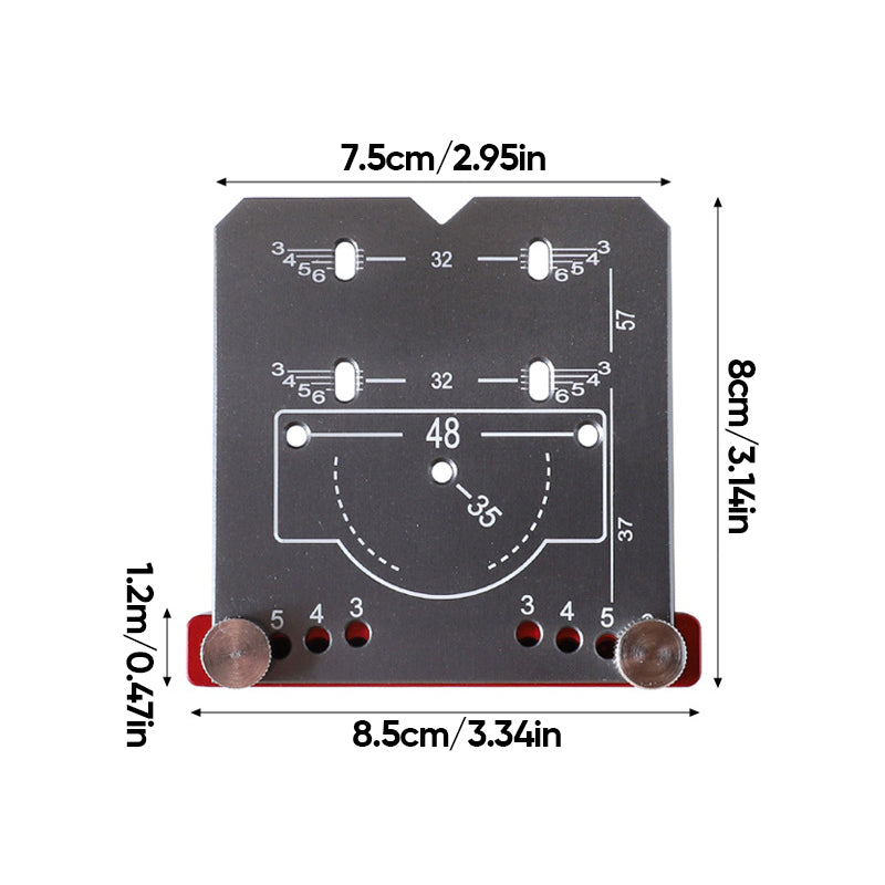 BowLift | 35mm Hinge Punch Locator