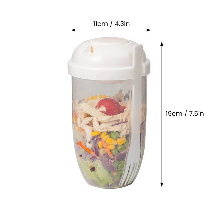 Portable Lightweight Mason's Salad Cup | Bowlift