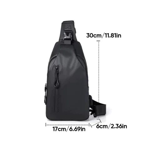 UrbanShield Waterproof Shoulder Bag with Anti-Theft Design | Bowlift