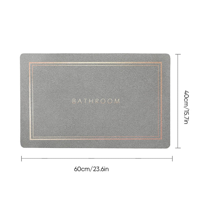 Minimalist Super Absorbent Quick Drying Bath Mat | Bowlift