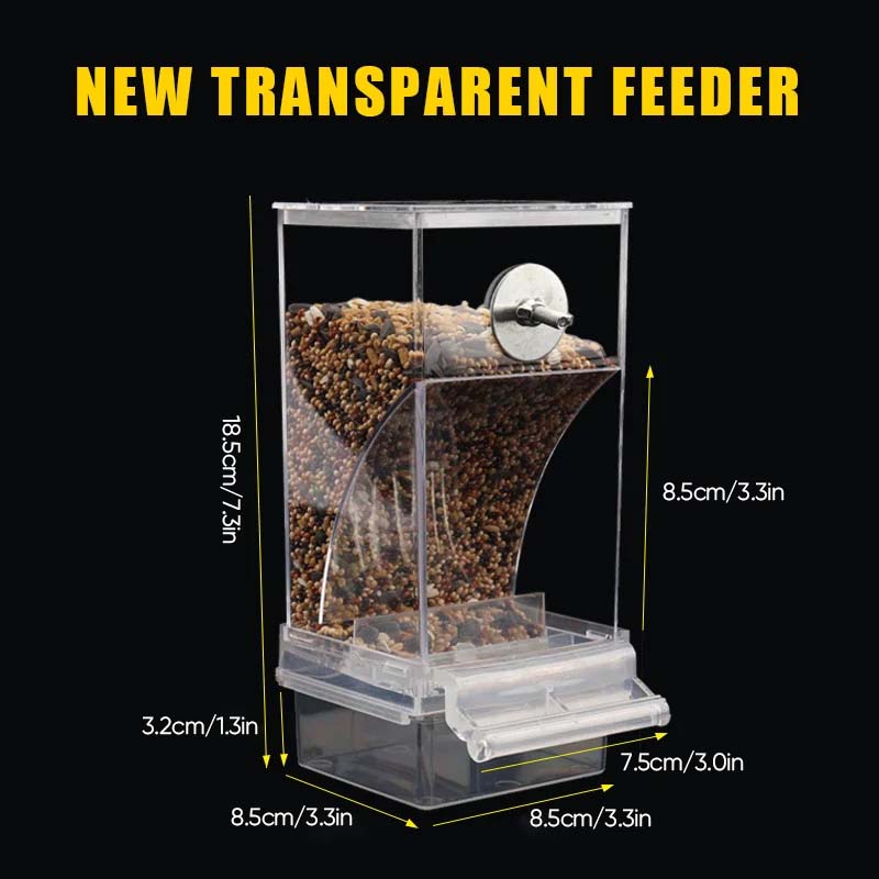BowLift | Automatic No-Spill Transparent Bird Feeder