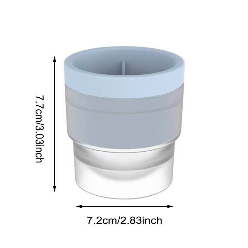 Silicone Stackable Circular Ice Hockey Ball Maker Mold | Bowlift