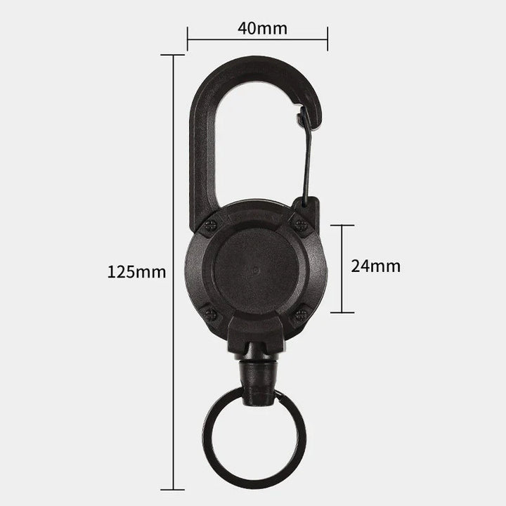 BowLift | Automatic retractable wire rope outdoor keychain