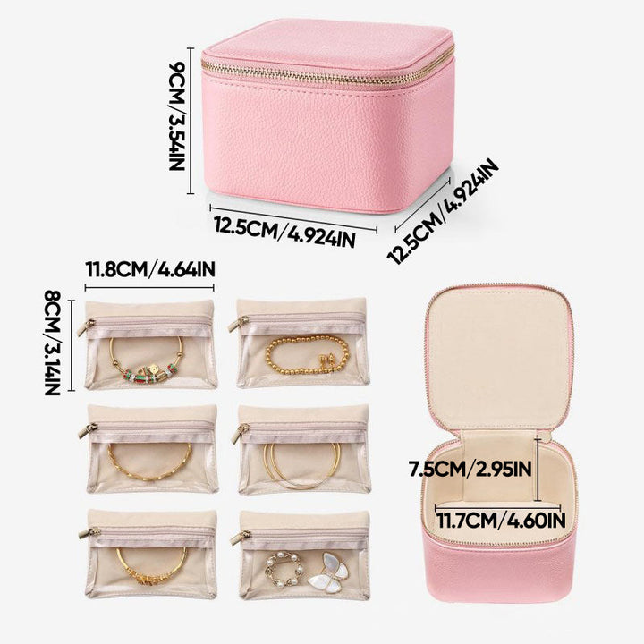 Leather jewelry box for travel | Bowlift