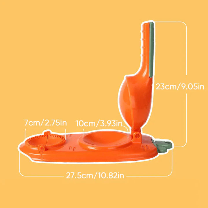 BowLift | Dumpling mold with lever mechanism for quick and even dough pockets