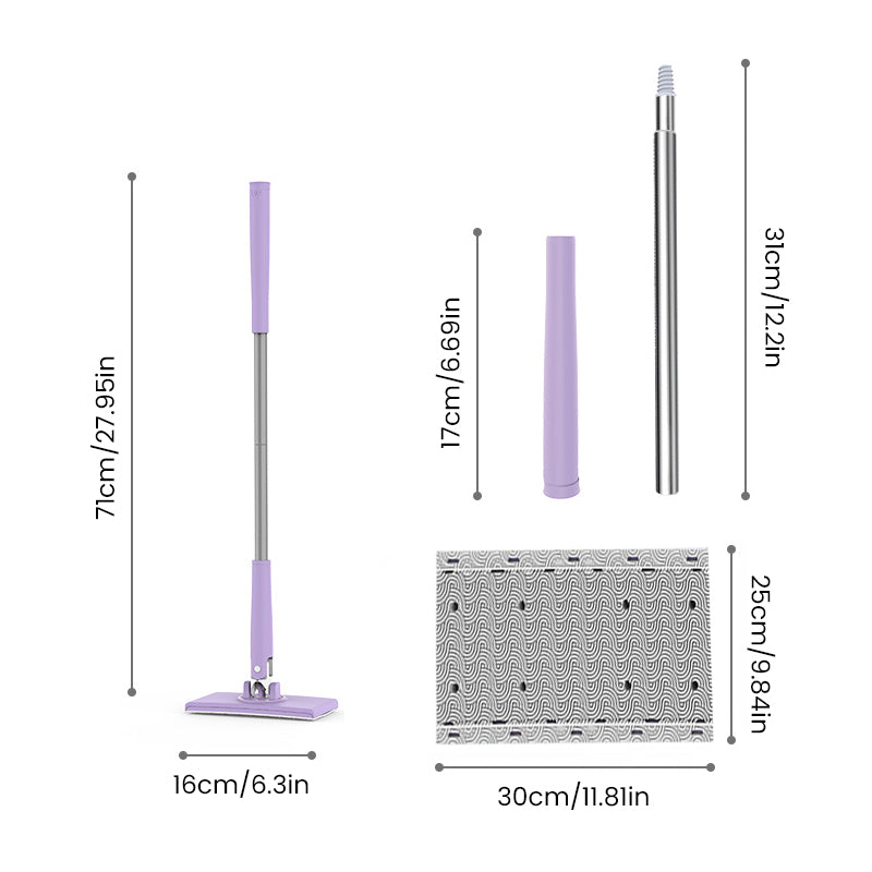 BowLift | Mini Mop with Dust Cloth Clip