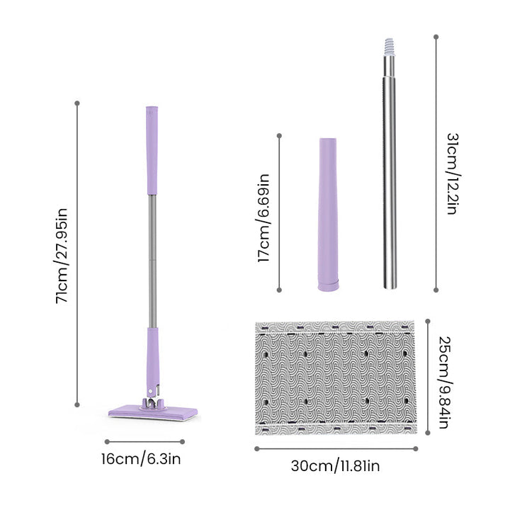 BowLift | Mini Mop with Dust Cloth Clip