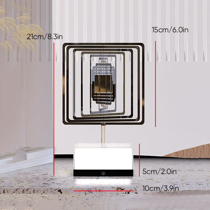 Rotating ambient light made of metal | Bowlift