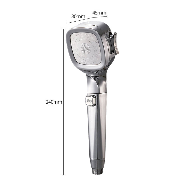BowLift | 4-mode Handheld Pressurized Shower Head with Pause Switch