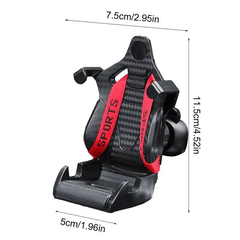 BowLift | Phone holder racing seat with seatbelt