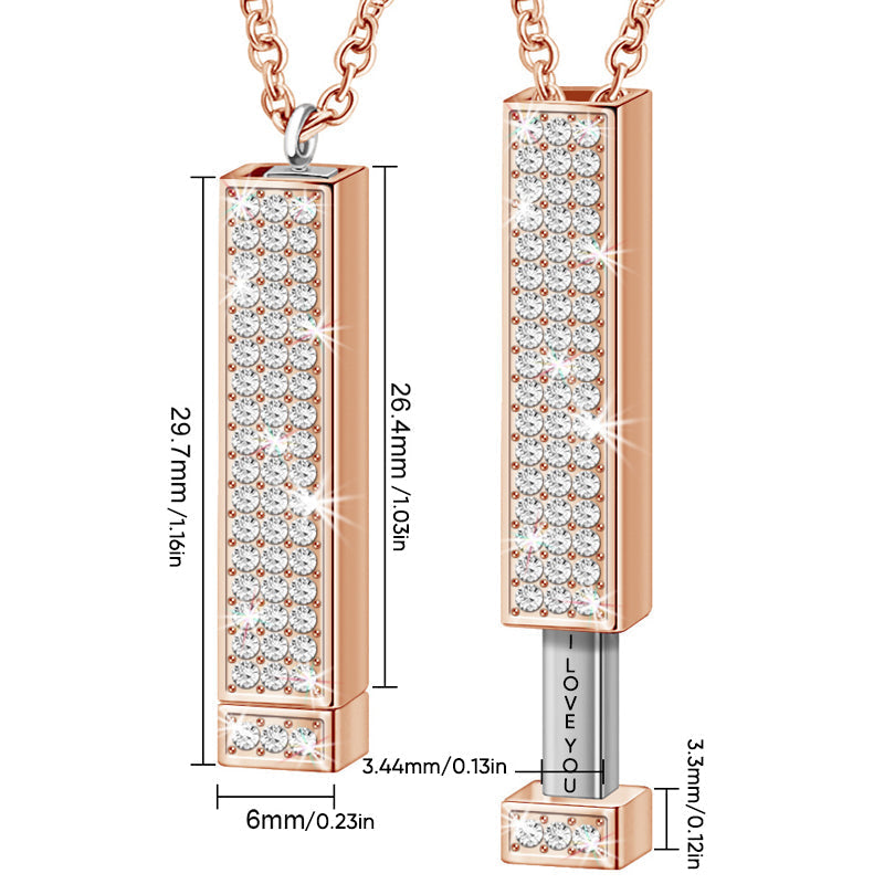 BowLift | Secret Message I Love You Pendant Necklace