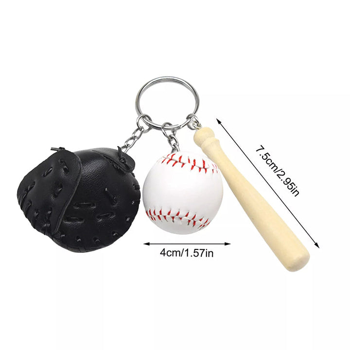 Creative Baseball Keychain Bowlift