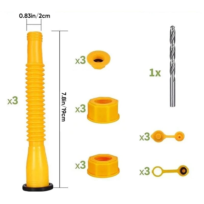 BowLift | Upgrade Replacement Fuel Can Spout with Flexible Nozzle