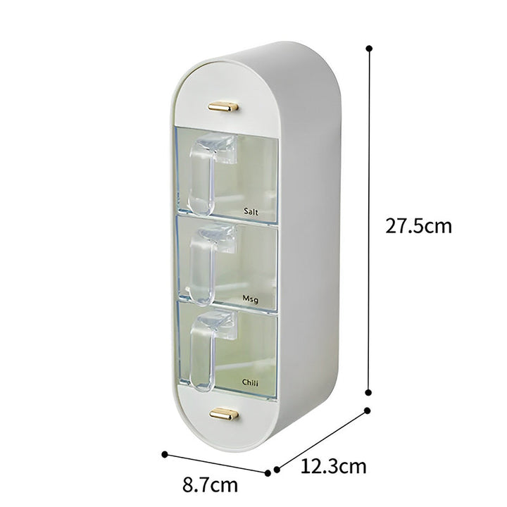 Space-saving spice jar for wall mounting | Bowlift