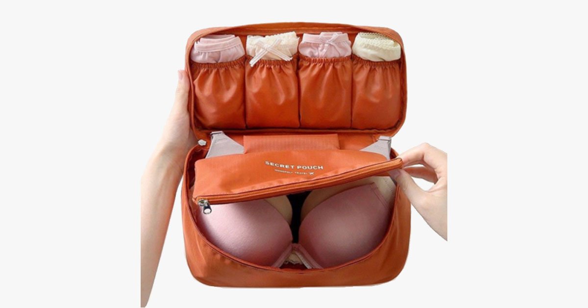 BowLift | Multi-Compartment Travel Organizer for Underwear - Store Your Intimates!