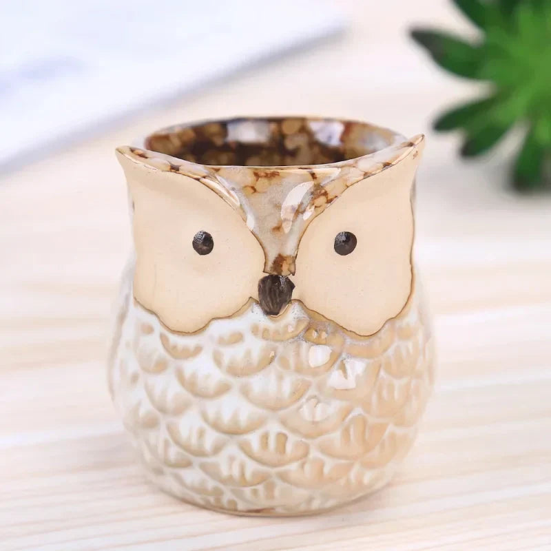 BowLift | Mini Owl Ceramic Plant Planter