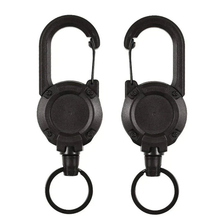 Automatic retractable key holder made of wire rope for outdoor use | Bowlift
