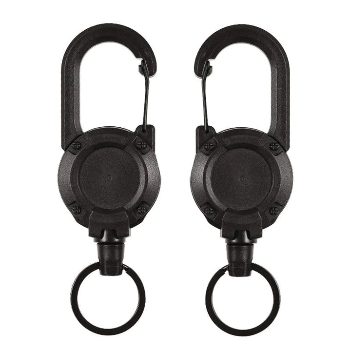 BowLift | Outdoor automatic retractable wire Luya tactical keyring with theft protection