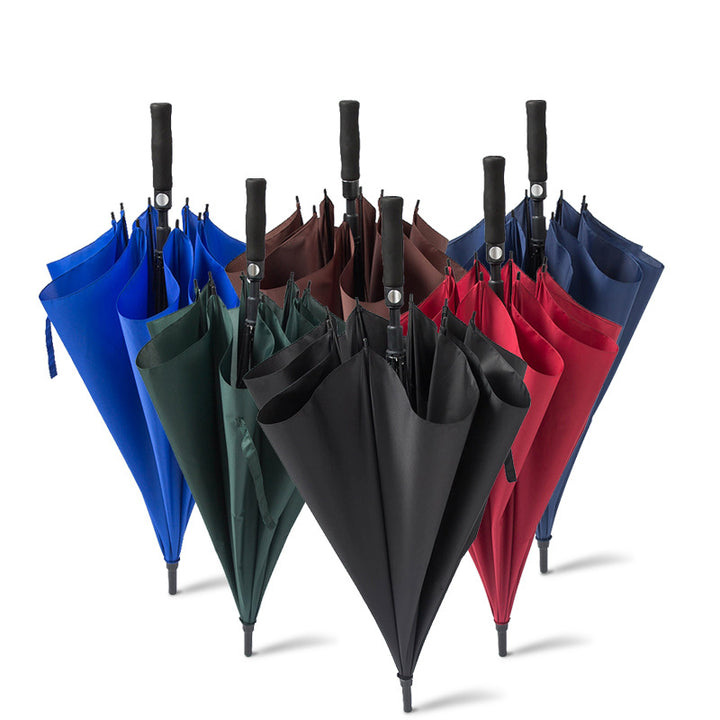 Unisex large umbrella with double protective canopy Bowlift