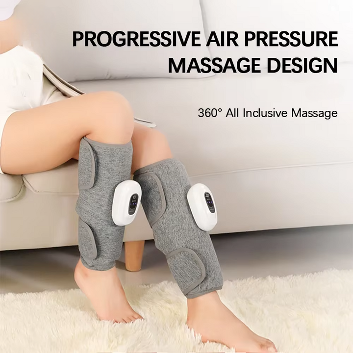 BowLift | Wireless Rechargeable Electric Leg Massager with Air Compression for Calf Relaxation and Muscle Recovery
