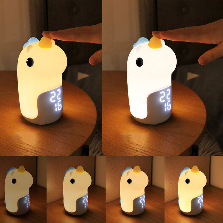 BowLift | Unilora DreamLight Alarm Clock | Unicorn Design | Timer & LED Night Light | Nursery Decor