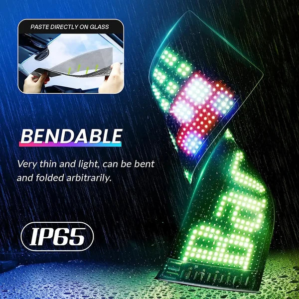 BowLift | Ultra-thin flexible Bluetooth LED screen