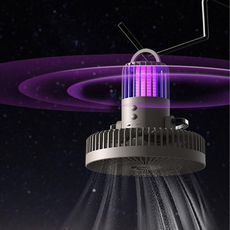 Portable Outdoor Mood Light Rechargeable Fan | Bowlift