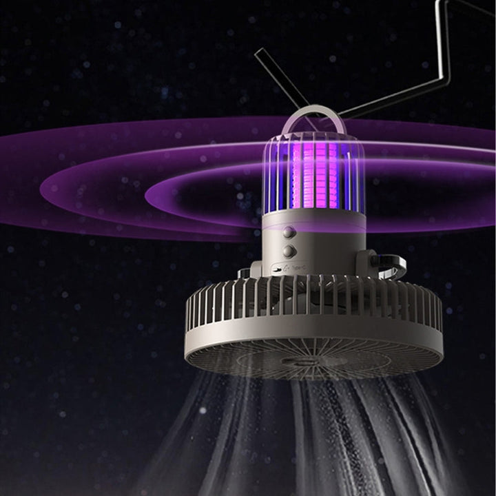Portable Outdoor Mood Light Rechargeable Fan | Bowlift