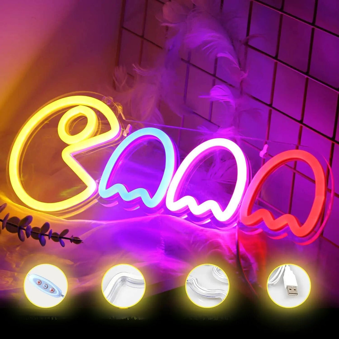 GhostBlaze Neon Lamp - Ghostly Stylish Light | Bowlift