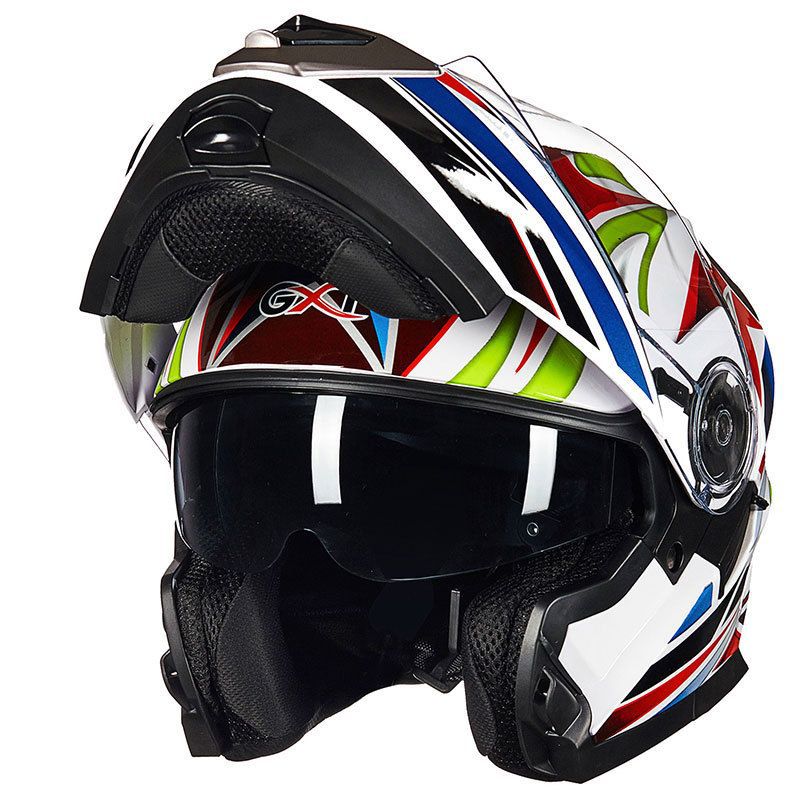 Full-Face Motorcycle Helmet with Advanced Ventilation Bowlift