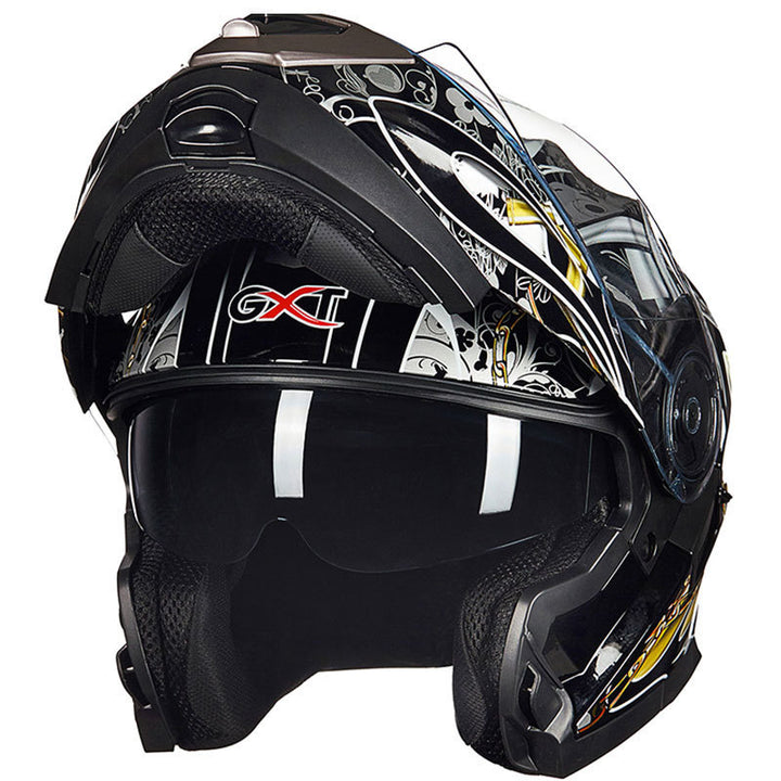 Aerodynamic Full-Face Motorcycle Helmet Bowlift