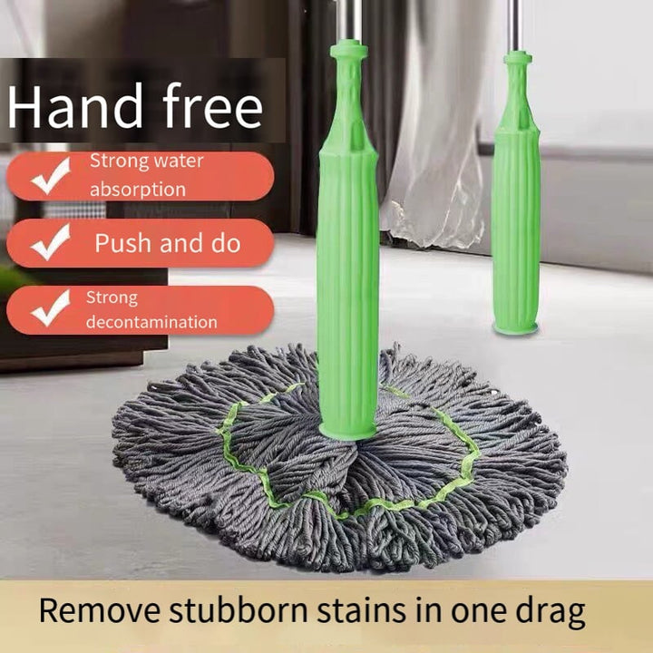 BowLift | Self-Wringing Floor Mop | 2-in-1 Wet & Dry Cleaning | Microfiber Flat Mop with 360° Rotation