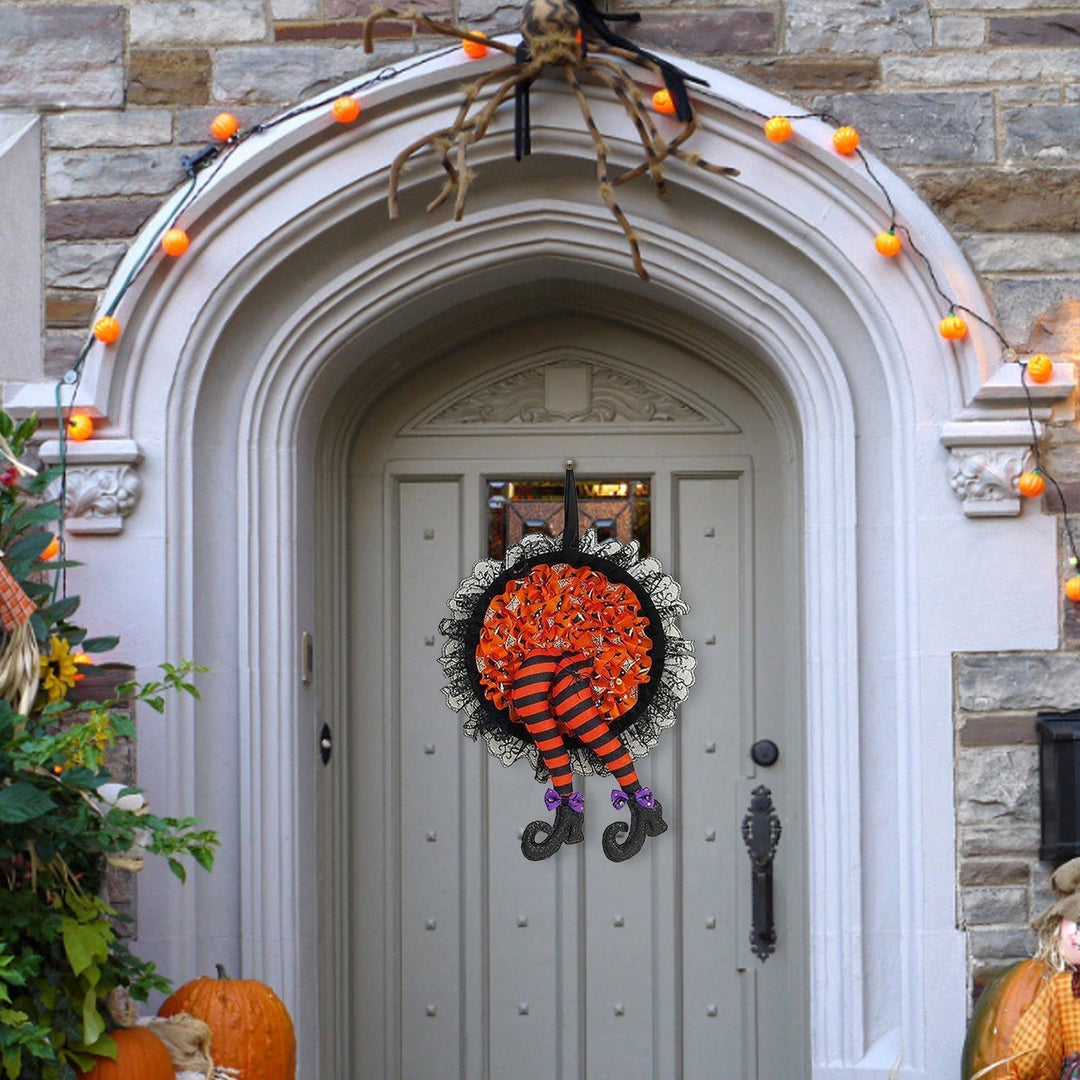 BowLift | Halloween Witch Long Leg Wreath