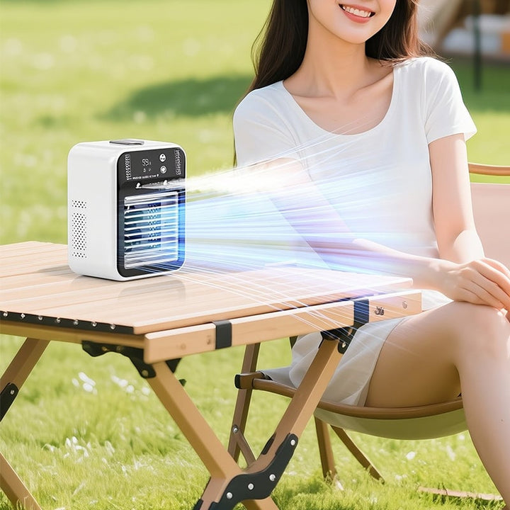 Portable 3-In-1 Cooling Fan with 2-Speed Mist | Bowlift
