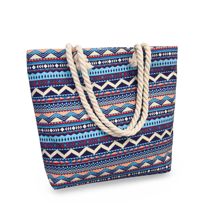 Large Beach Bag Made of Durable Cotton Material Bowlift