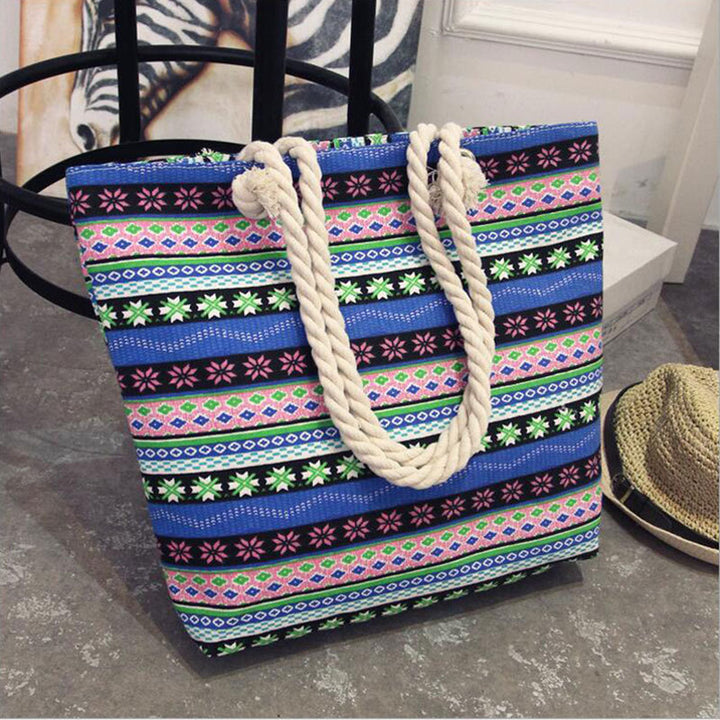 Large Beach Bag Made of Durable Cotton Material Bowlift