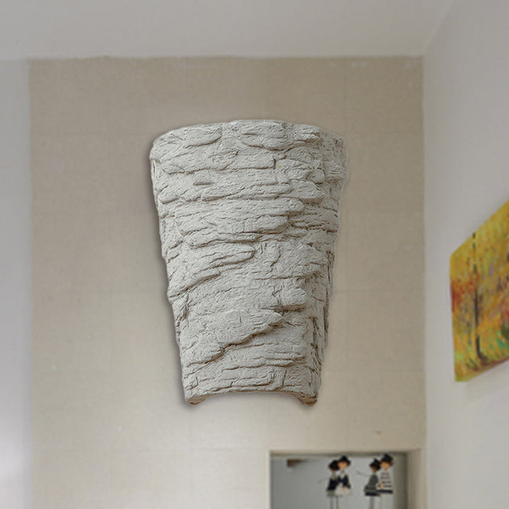 BowLift | Cement Bowl/Cylinder Shade Wall Lighting Modern Style 1 Light Bathroom Wall Light Fixture in Gray