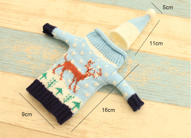 BowLift | Knitted Christmas Bottle Set
