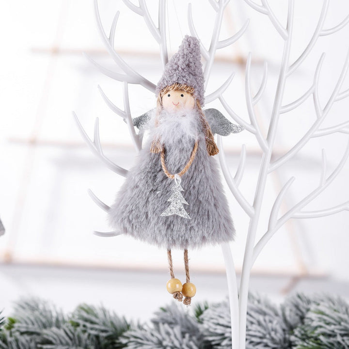 BowLift | Plush girl doll Christmas tree pendant
