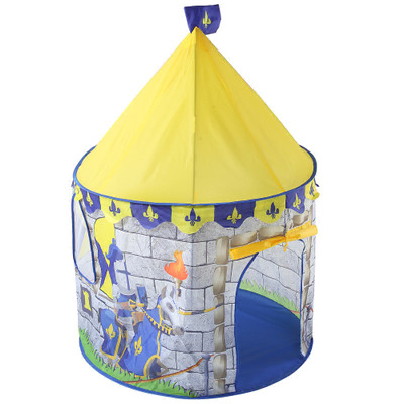 BowLift | Knight play tent for children with castle design and carrying bag