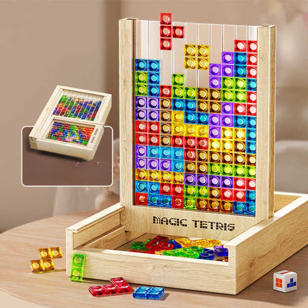 TetrisWood Game – Sustainable Family Play Fun Bowlift